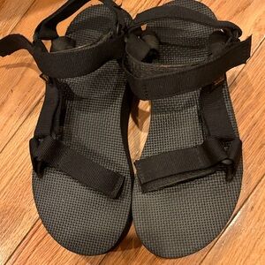 Teva Black Platform Sandals